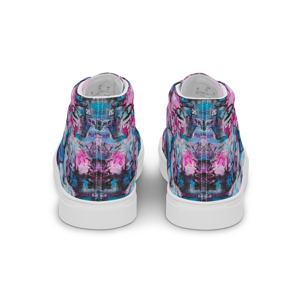 Men's High Top- Pink Lady