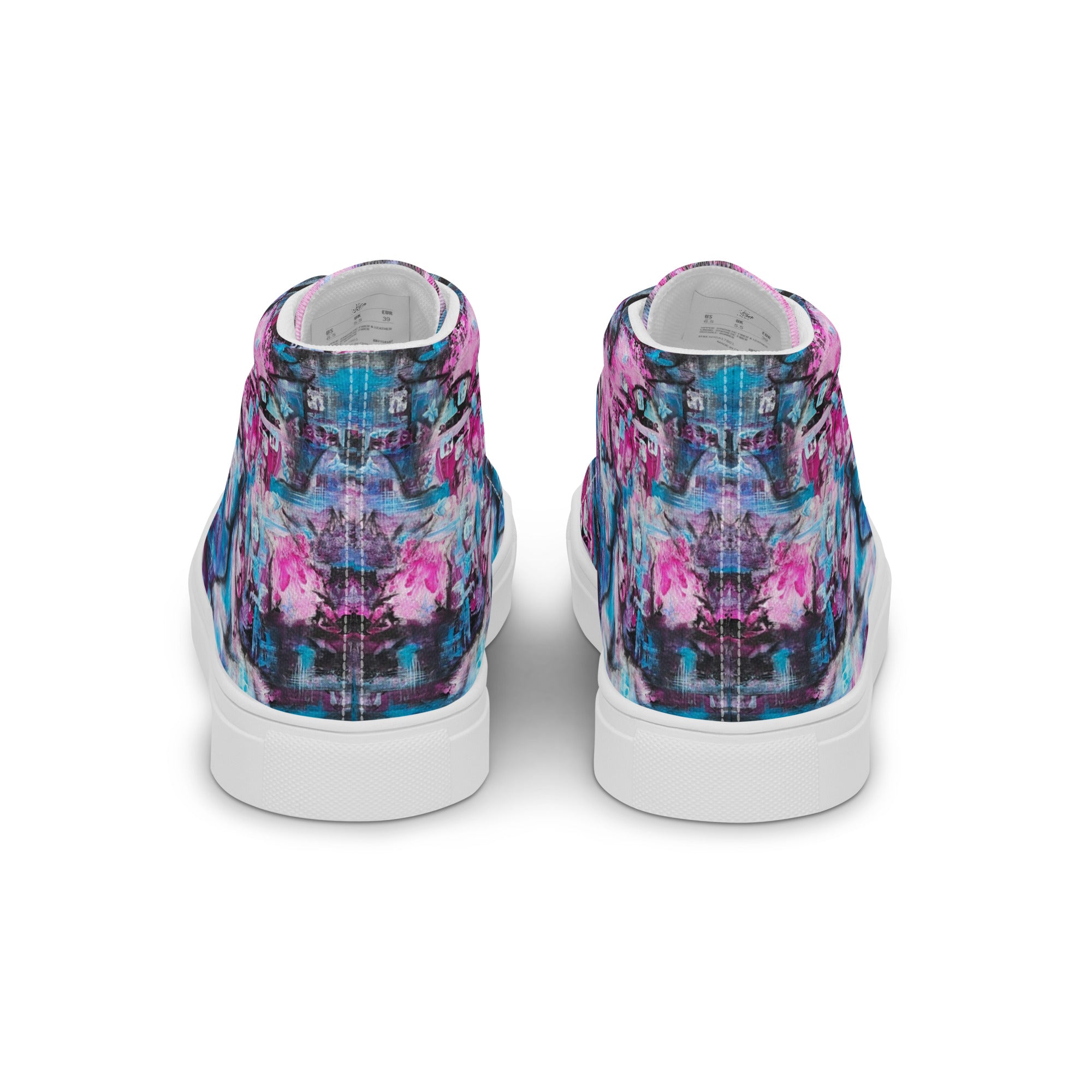 Men's High Top- Pink Lady