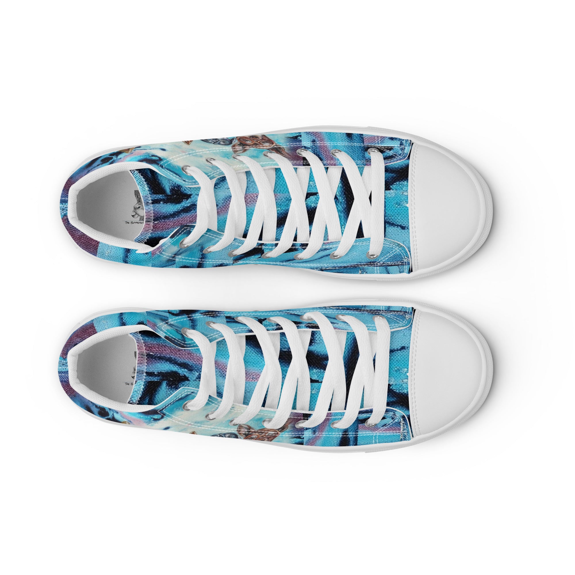 Men's High Top- Superhero Dogs