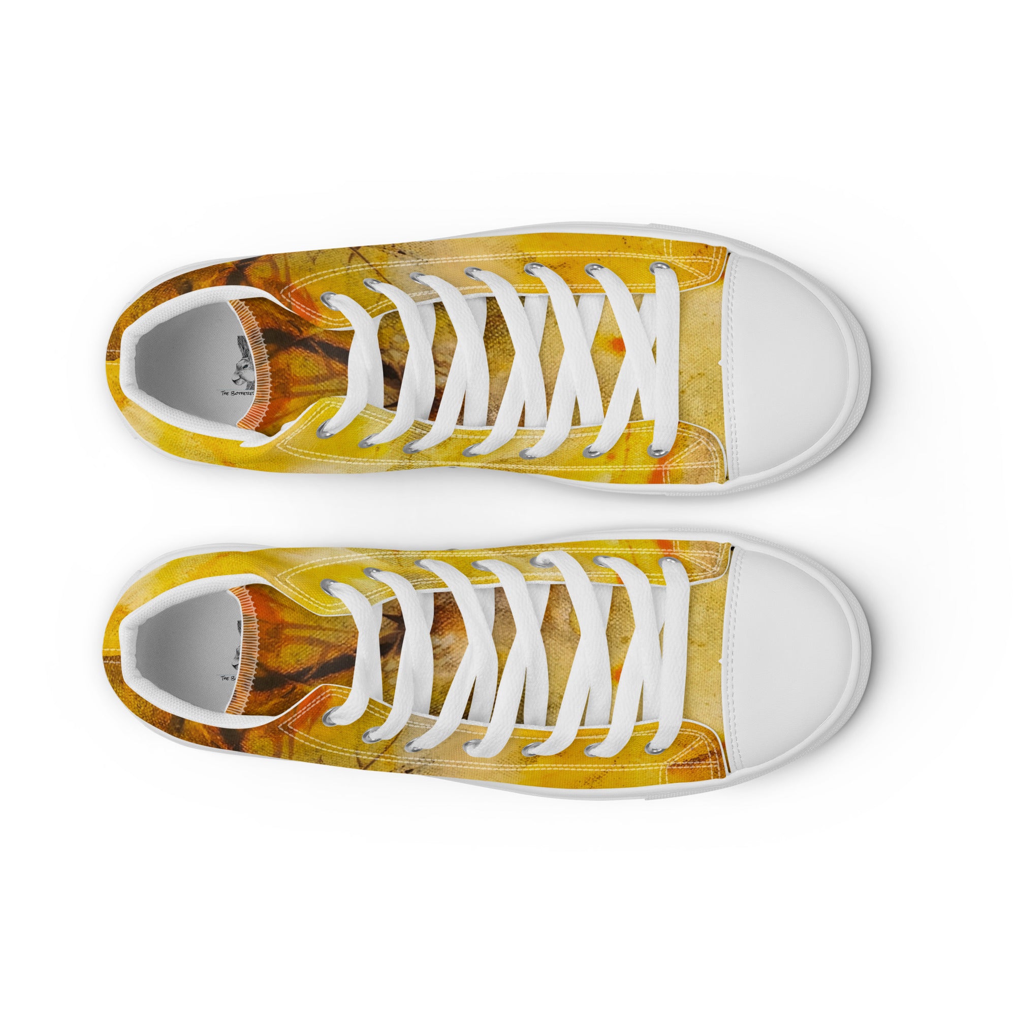 Men's High Top- Ink Fire
