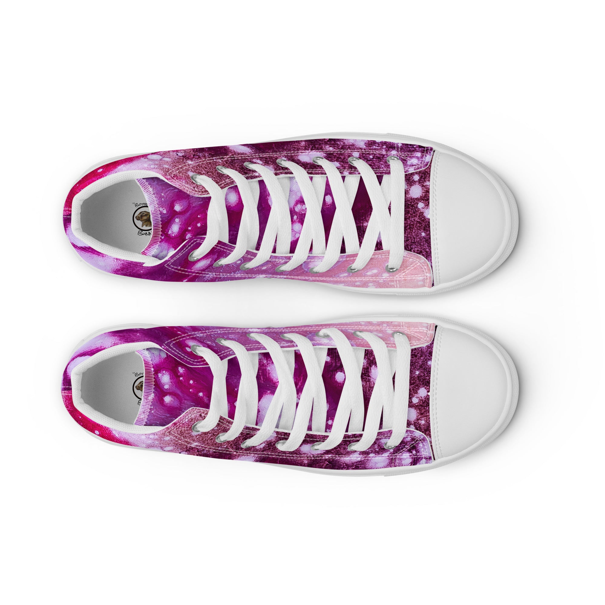 Men's High Top- Galaxy Fuchsia