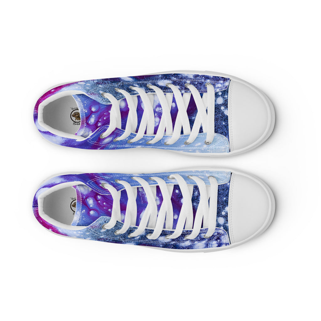 Men's High Top- Galaxy Purple