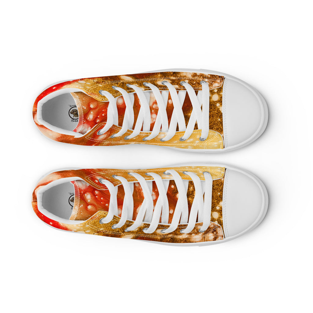 Men's High Top- Galaxy Golden