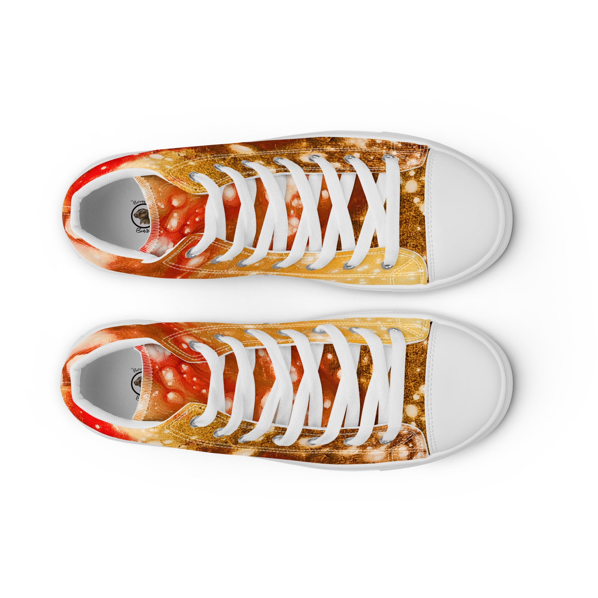 Men's High Top- Galaxy Golden