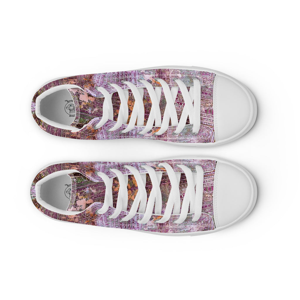 Men's High Top- Weave Berry