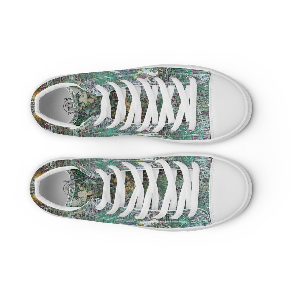 Men's High Top- Weave Green