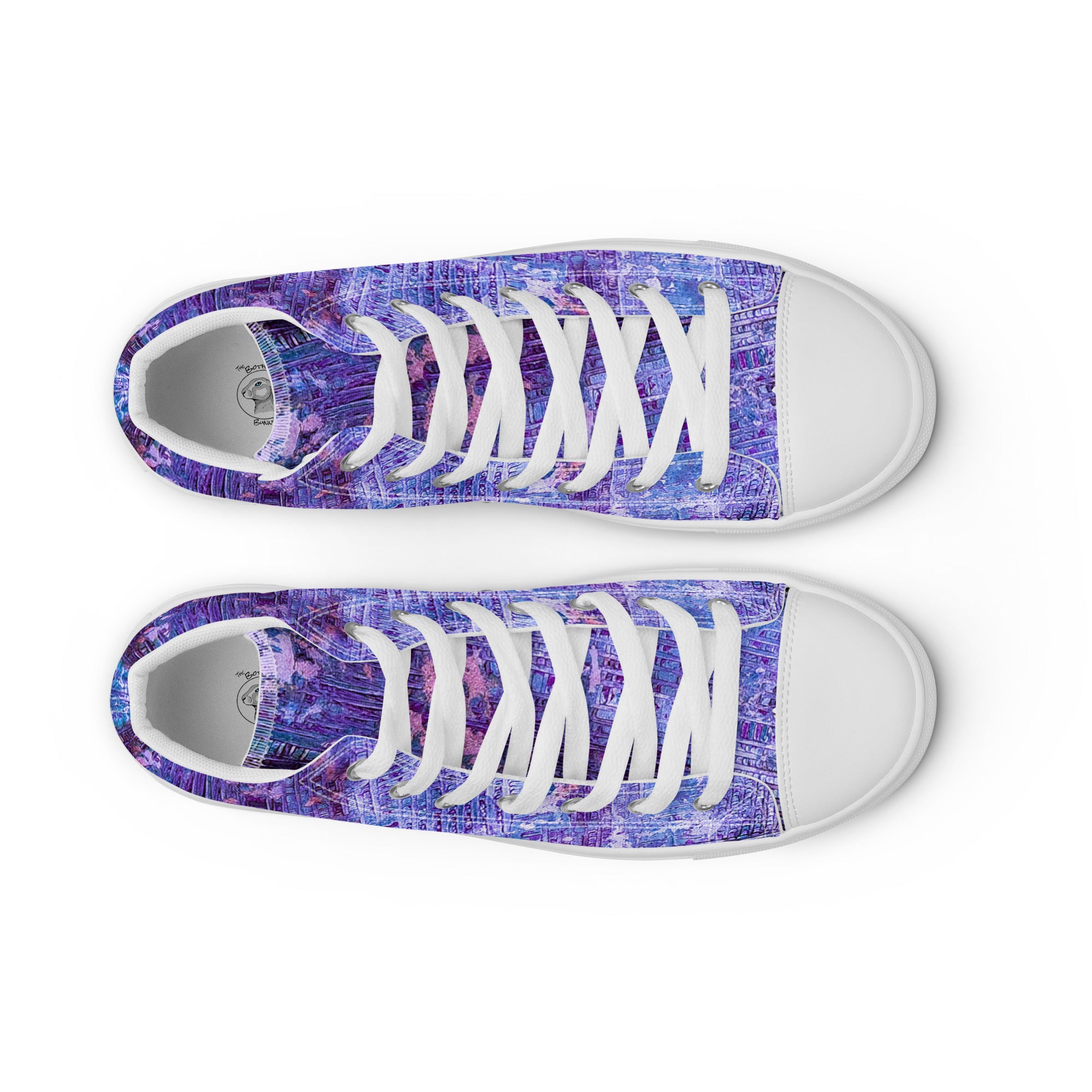 Men's High Top- Weave Purple