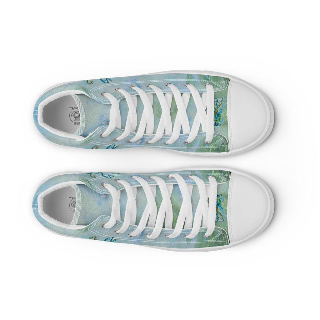 Men's High Top- Nature Octopus
