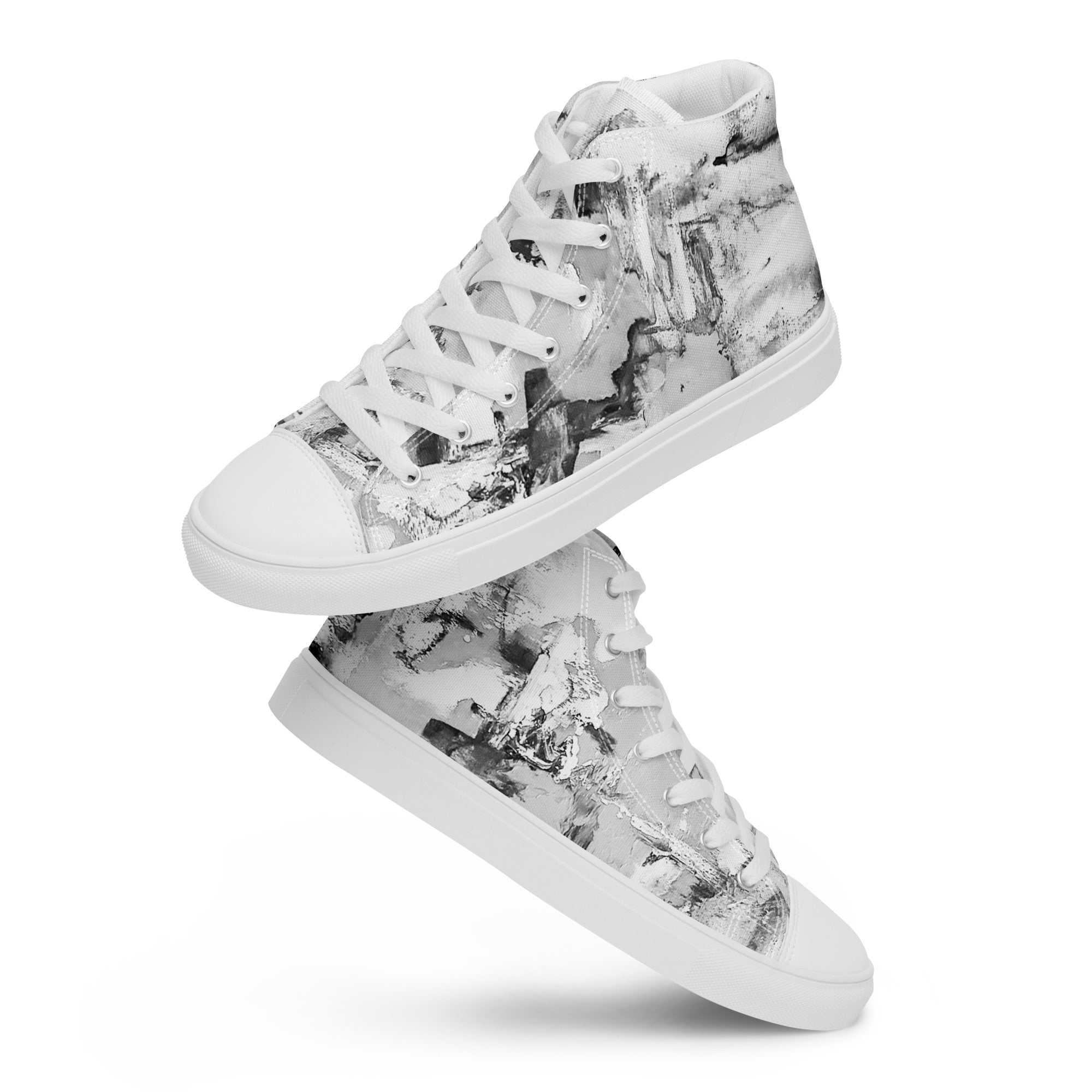Men's High Top- Mismatch Grey