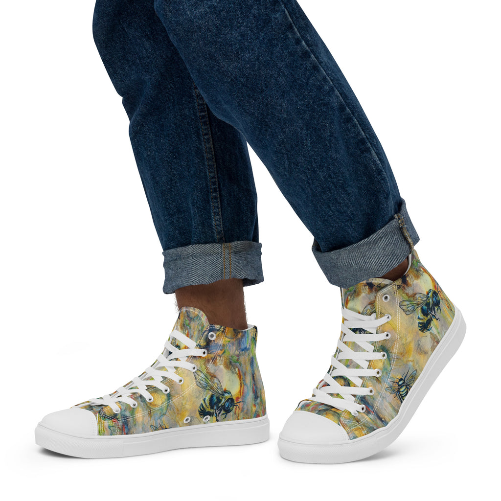 Men's High Top- Camp Bee