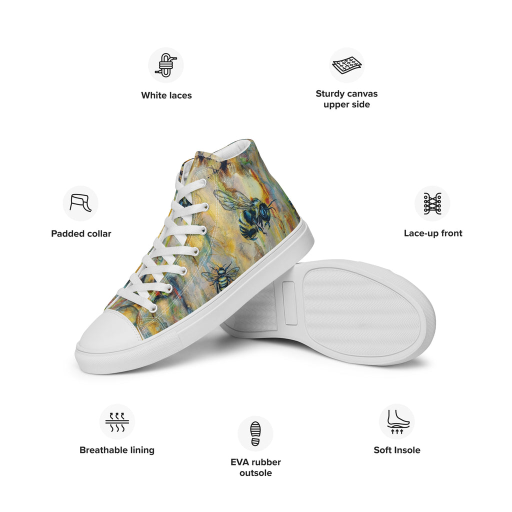 Men's High Top- Camp Bee
