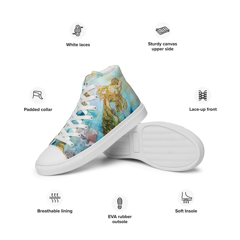Men's High Top- Goldfish