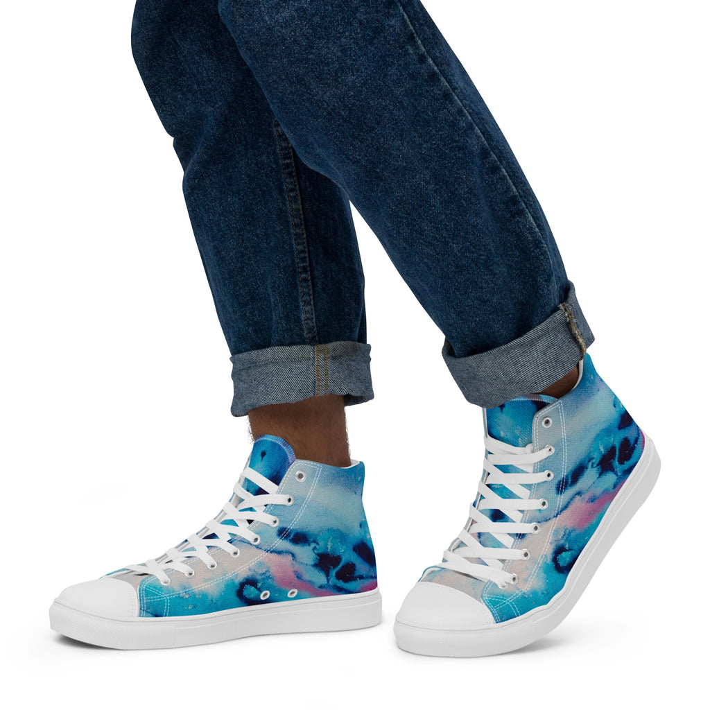 Men's High Top- Ink Wind