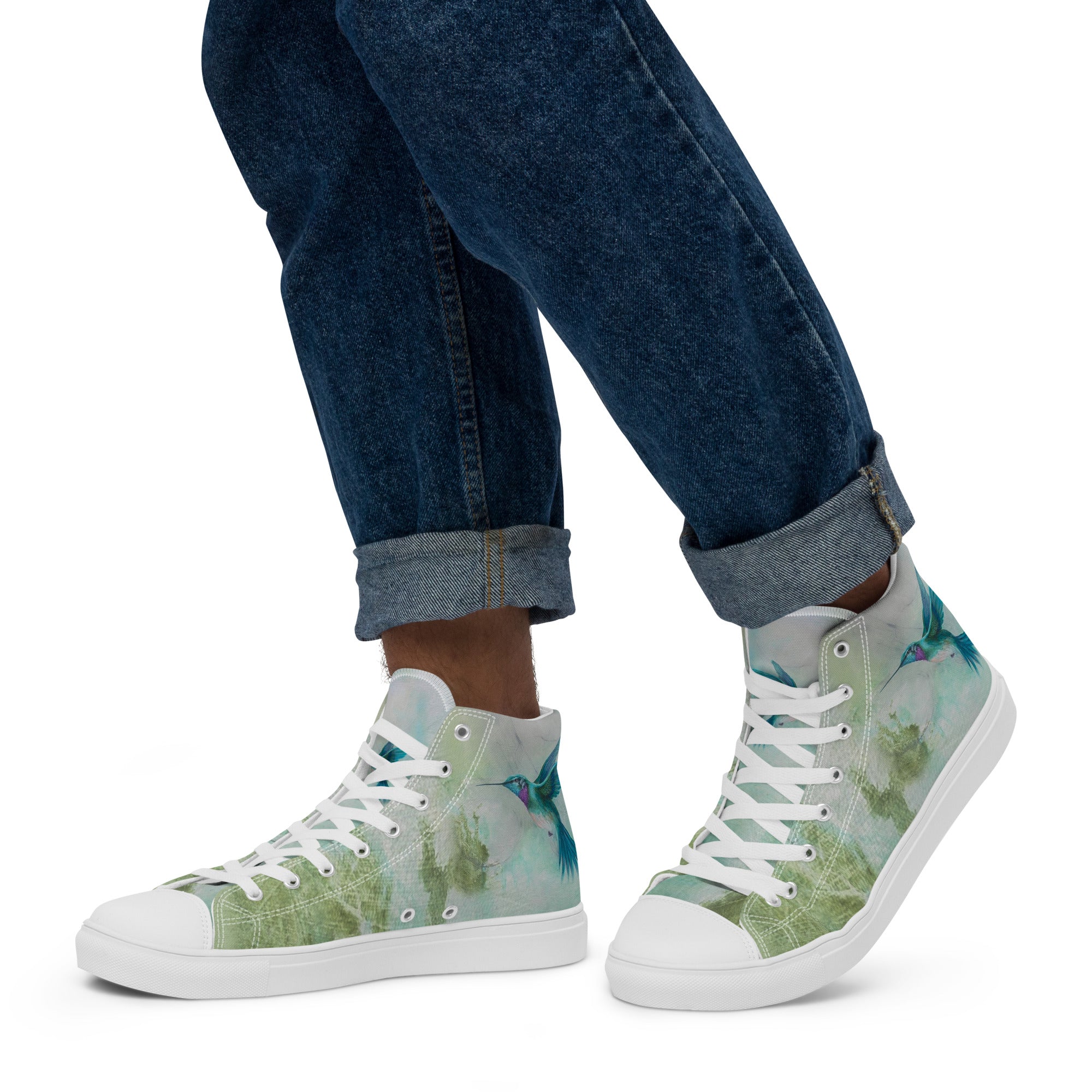 Men's High Top- Hummingbird