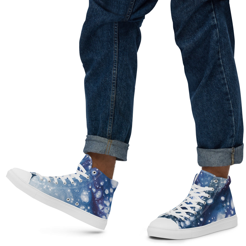 Men's High Top- Galaxy Blue