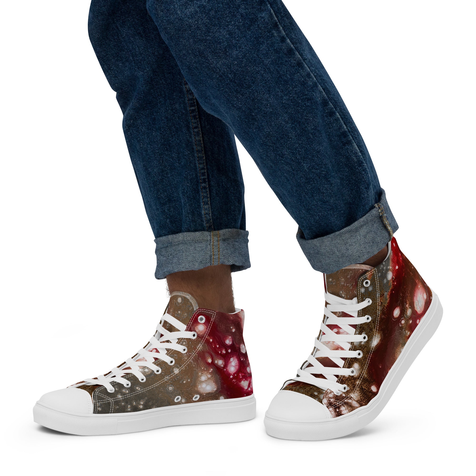 Men's High Top- Galaxy Rust