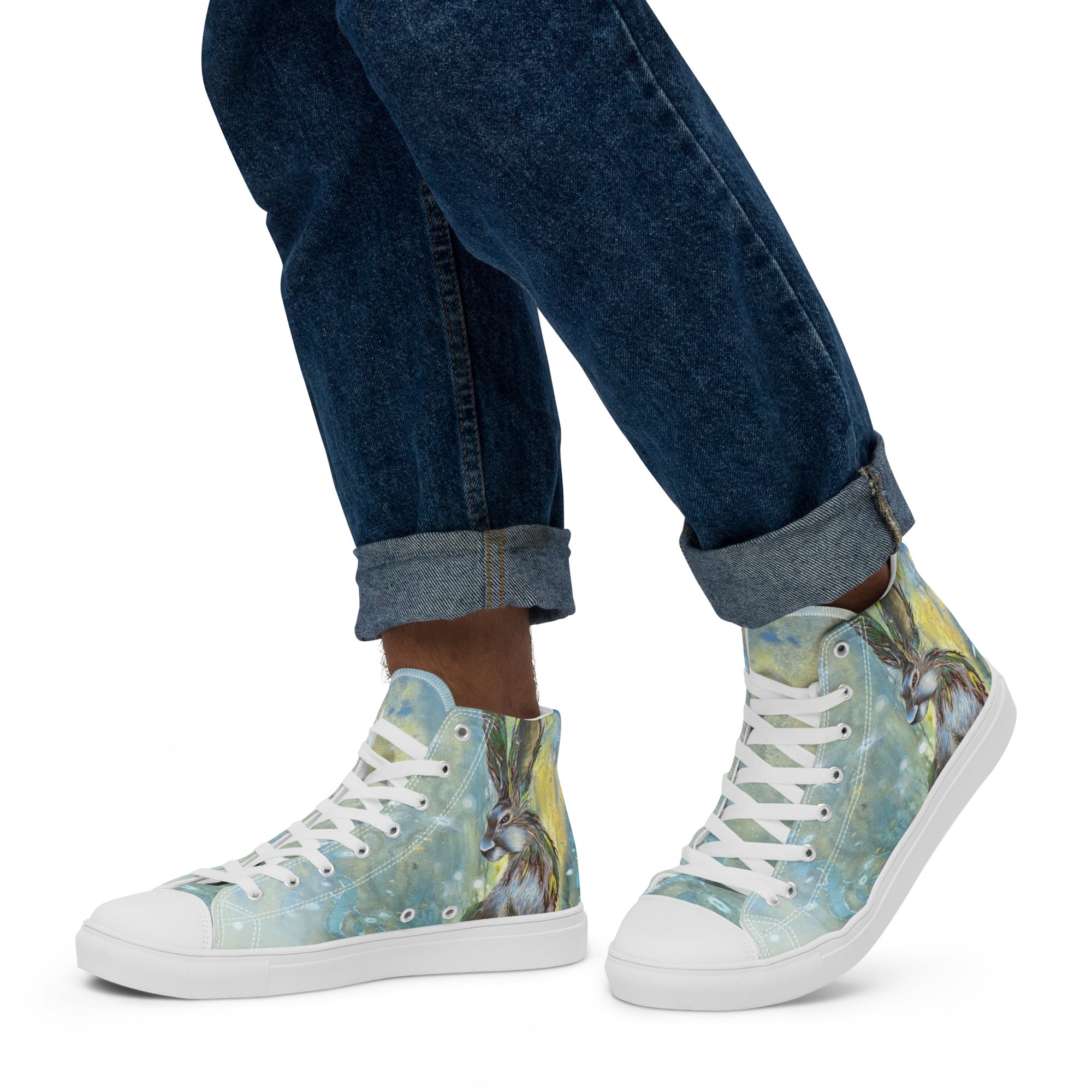 Men's High Top- Hare the Music