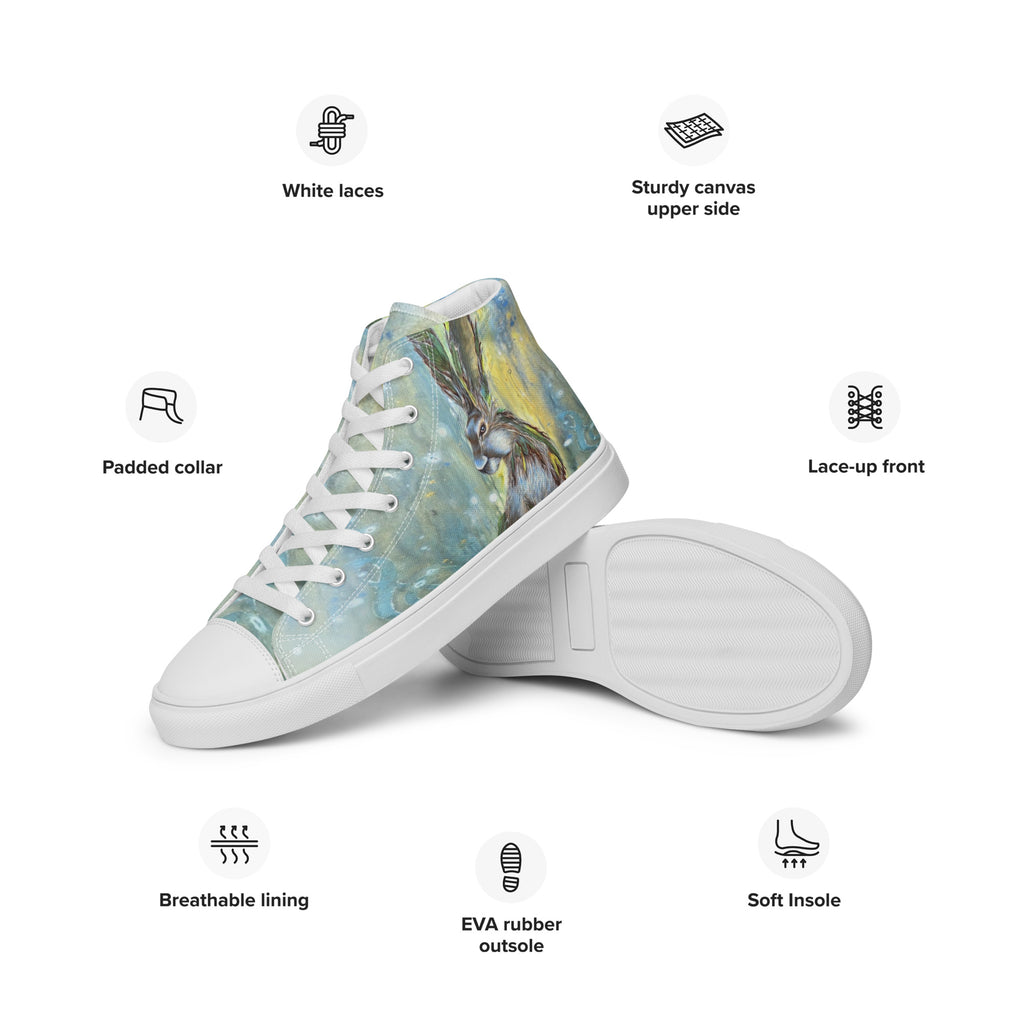Men's High Top- Hare the Music
