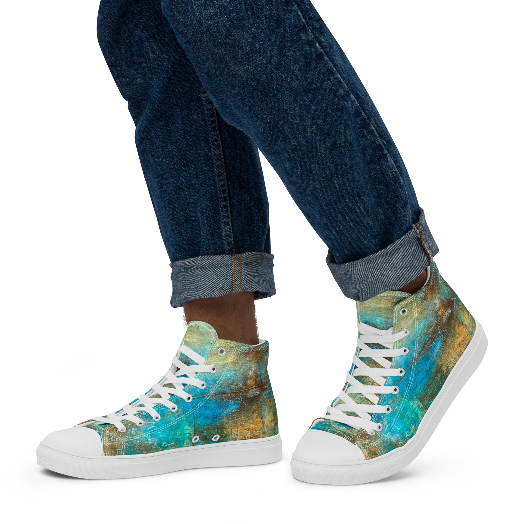 Men's High Top- Bright Earth