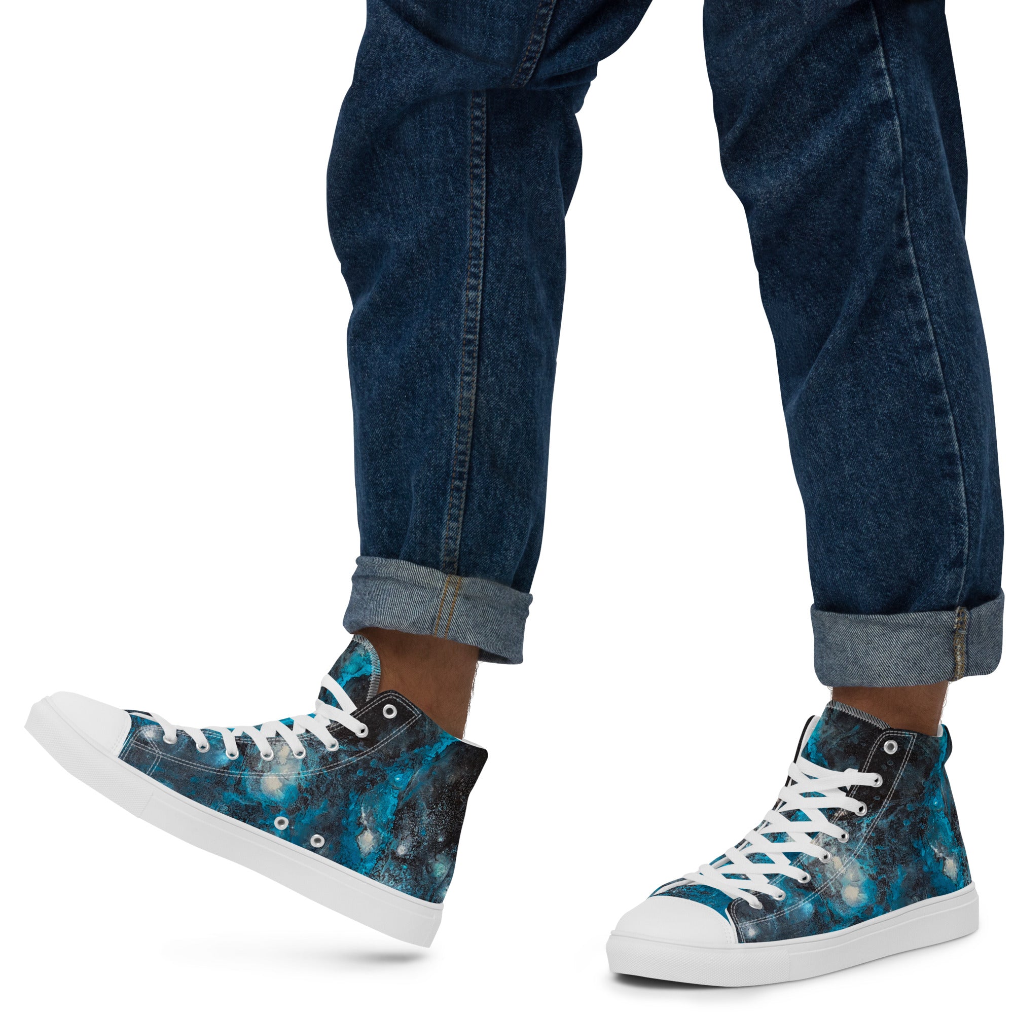 Men's High Top- Cosmos