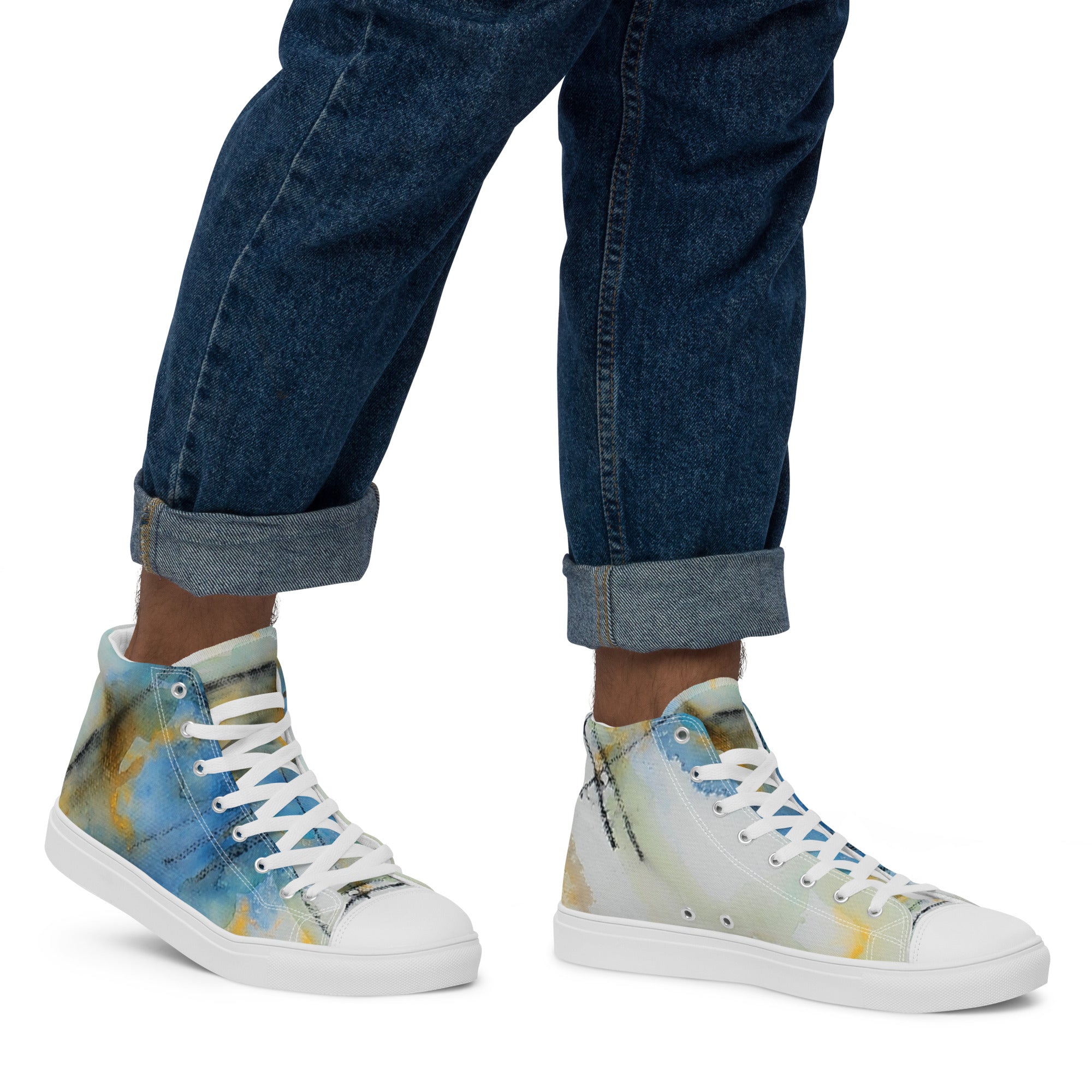 Men's High Top- With Caramel