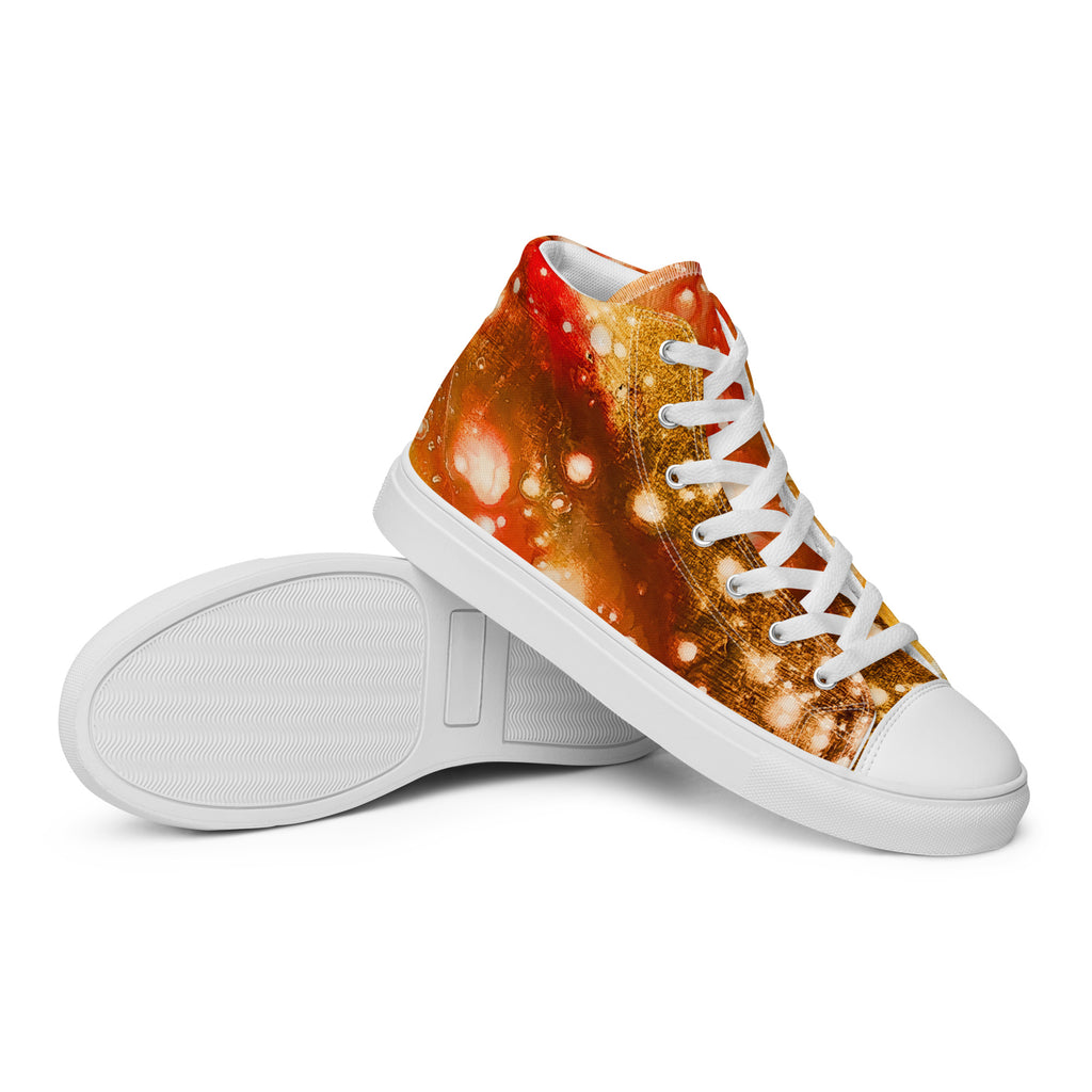 Men's High Top- Galaxy Golden