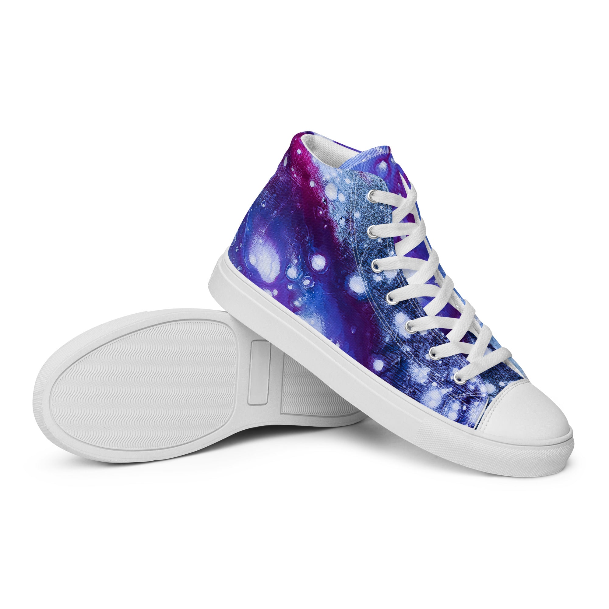 Men's High Top- Galaxy Purple