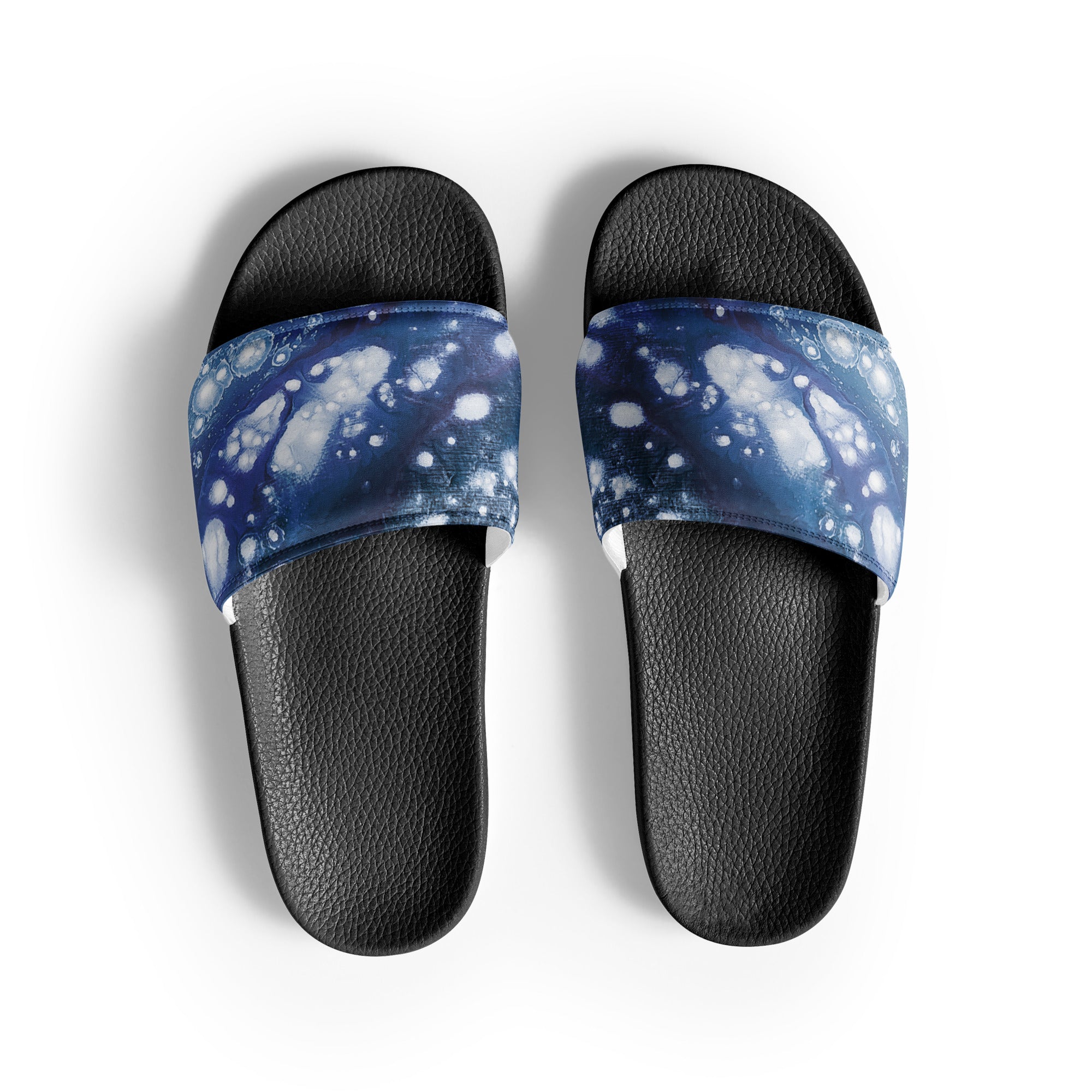 Men's Slides- Galaxy Blue
