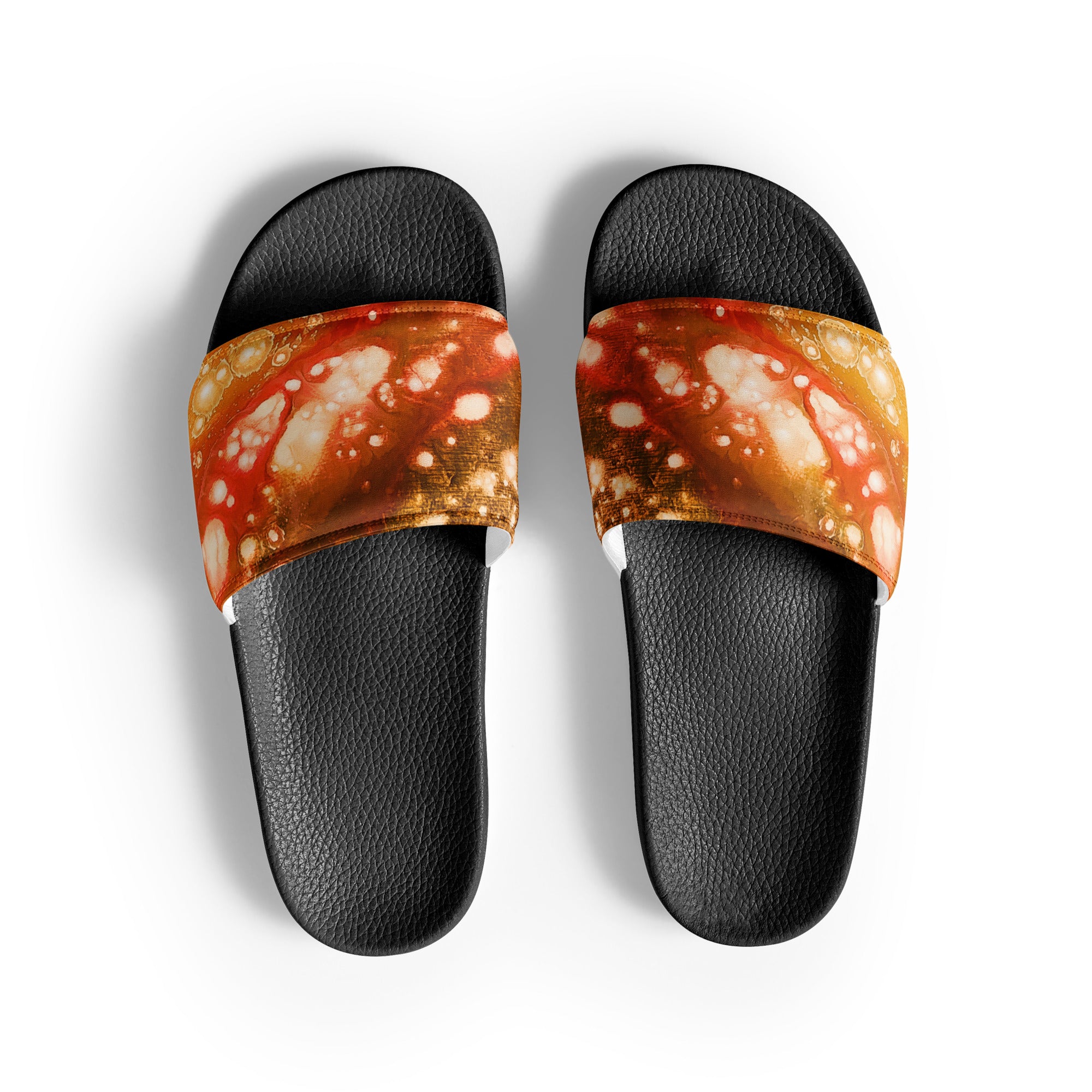 Men's Slides- Galaxy Golden
