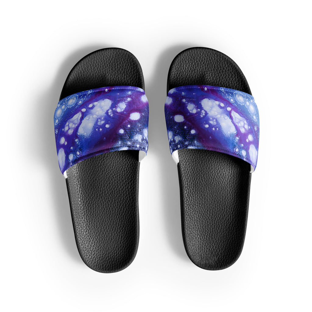 Men's Slides- Galaxy Purple