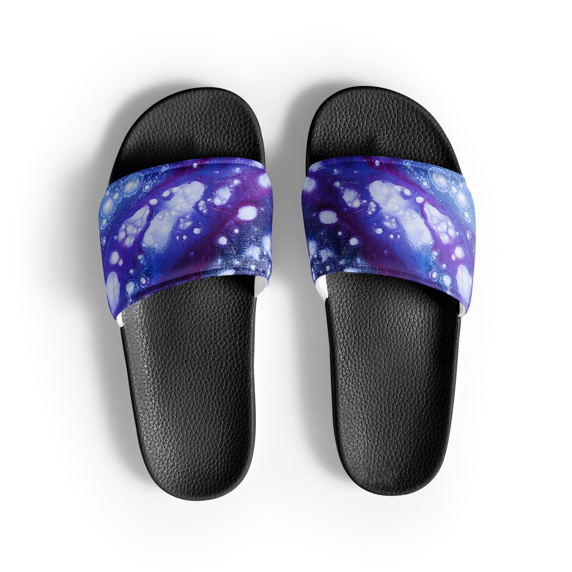 Men's Slides- Galaxy Purple