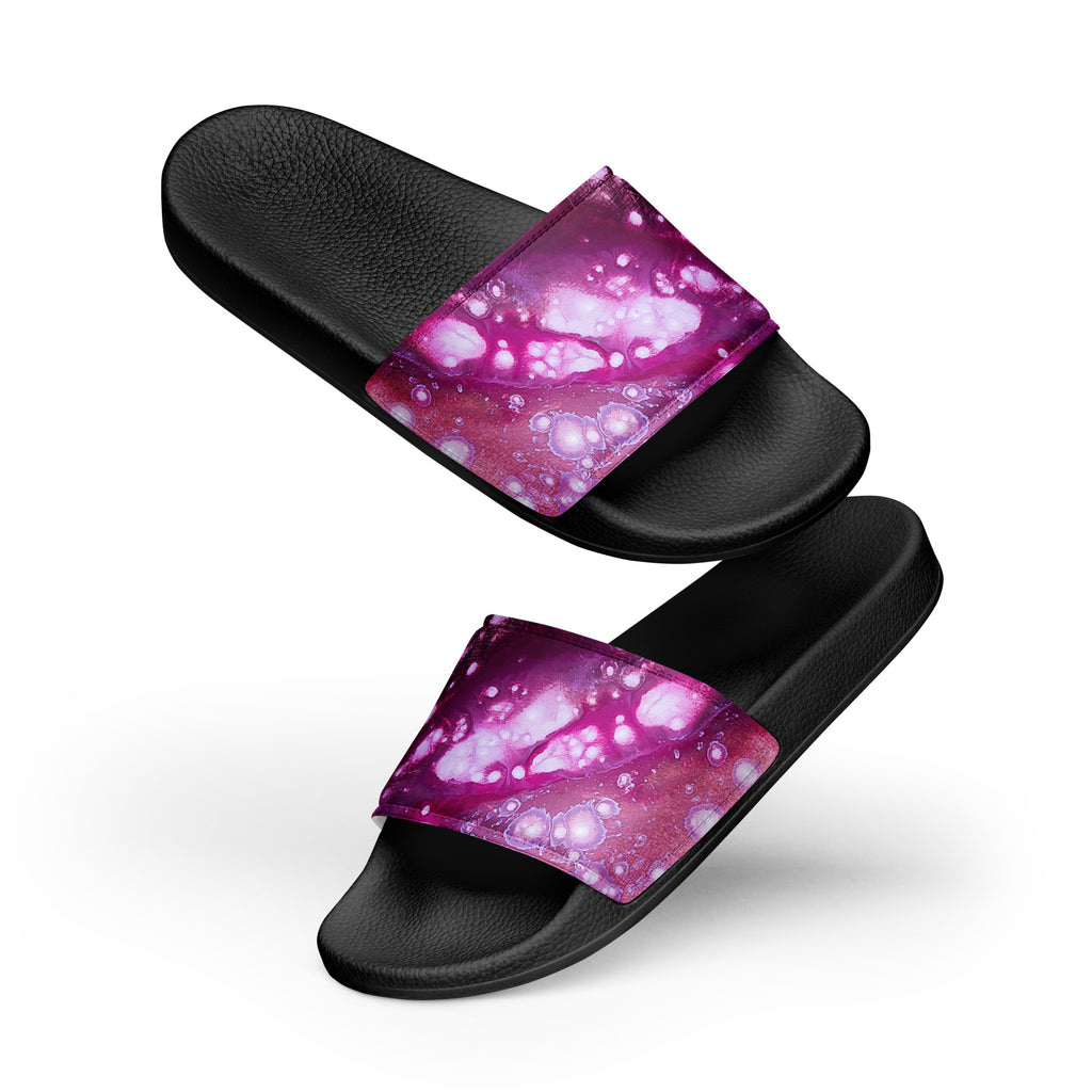 Men's slides- Galaxy Fuchsia
