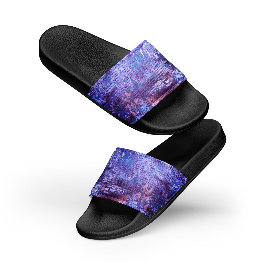 Men's slides- Weave Purple