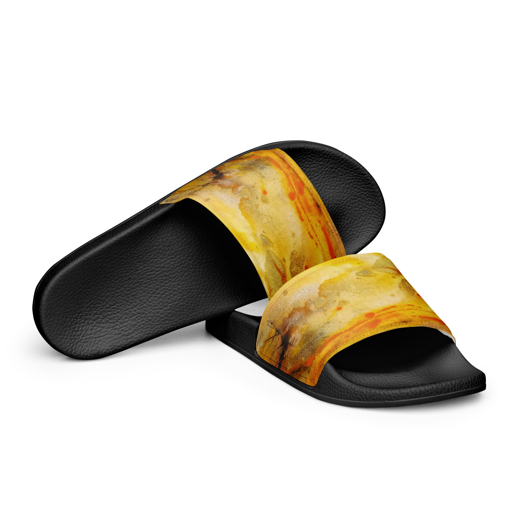 Men's slides- Ink Fire