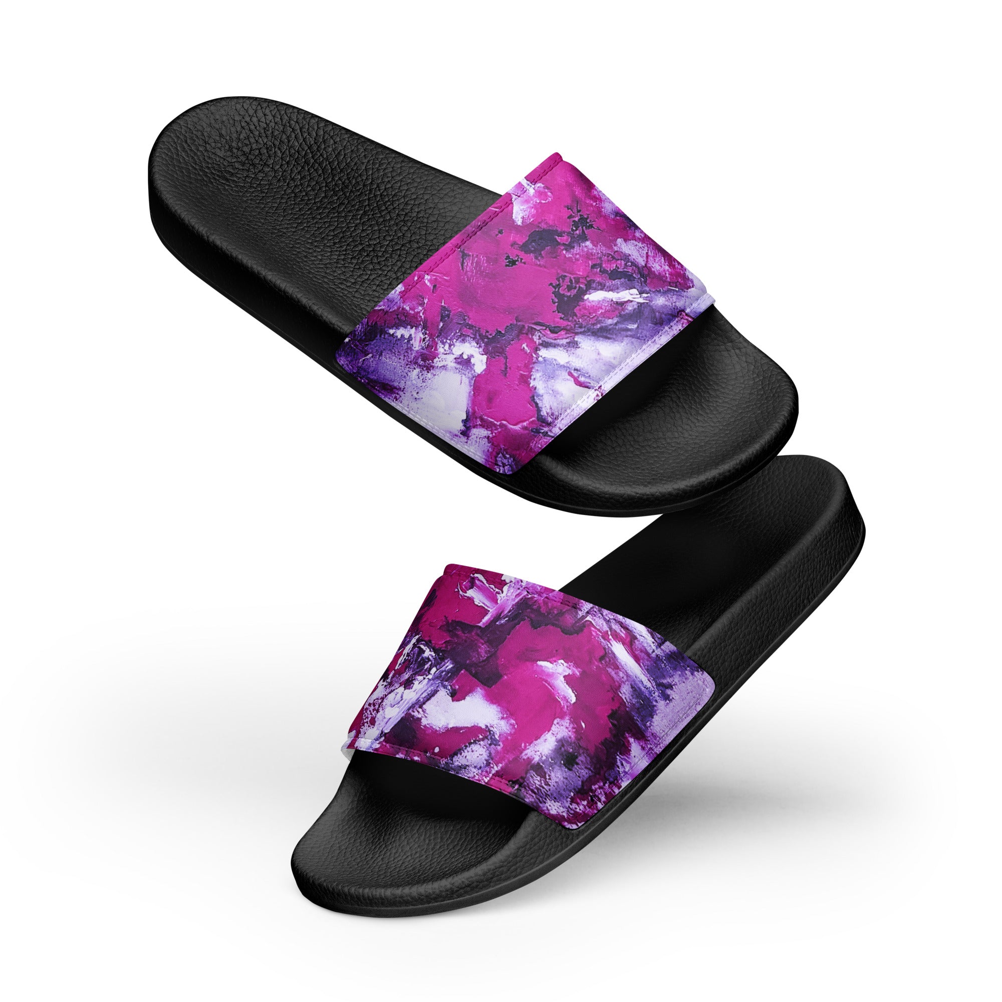 Men's Slides- Mismatch Pink