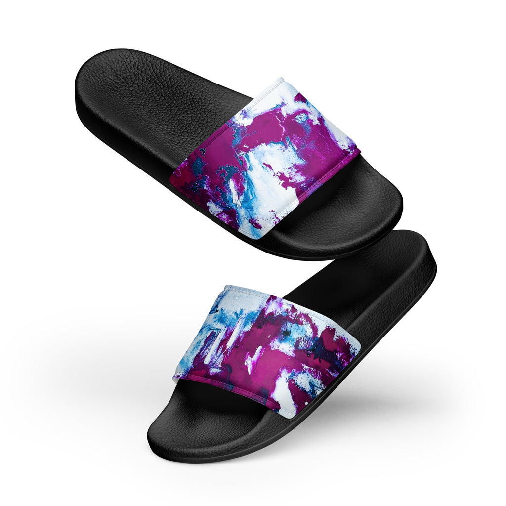 Men's Slides- Mismatch Turquoise