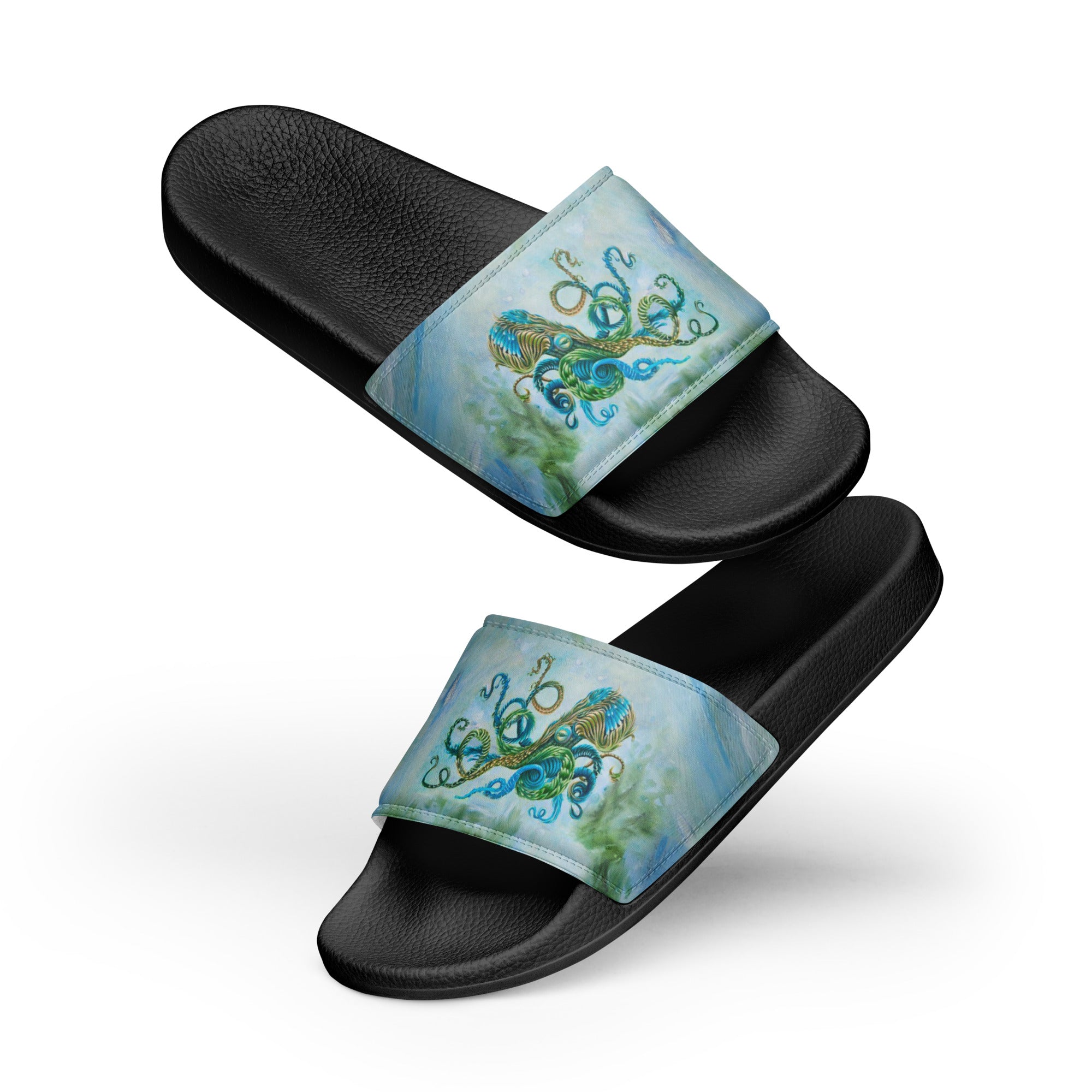 Men's Slides- Nature Octopus