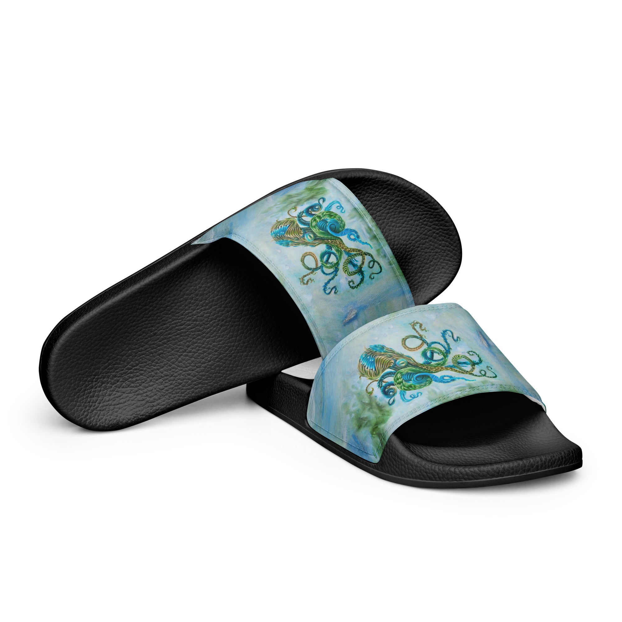 Men's Slides- Nature Octopus