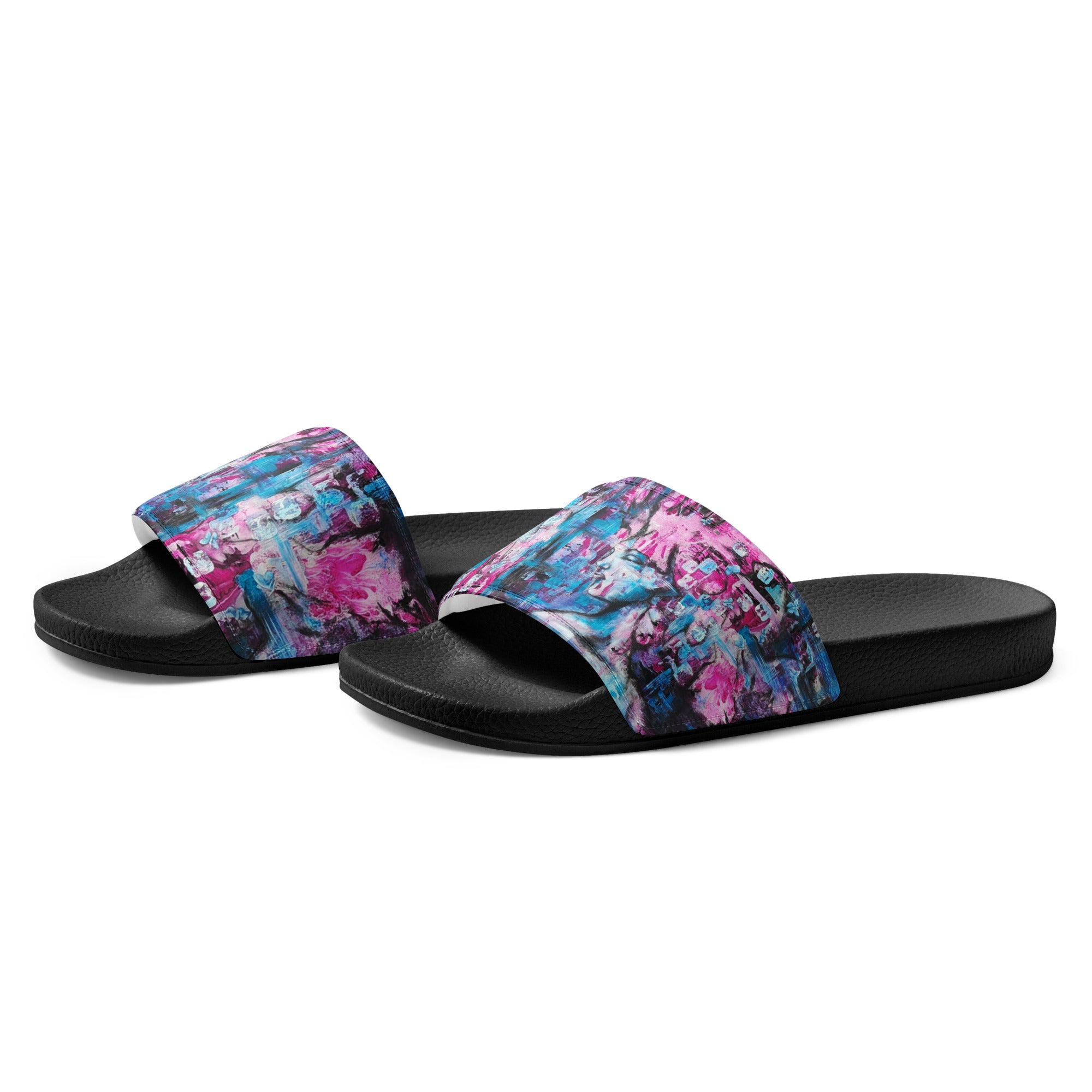 Men's slides- Pink Lady