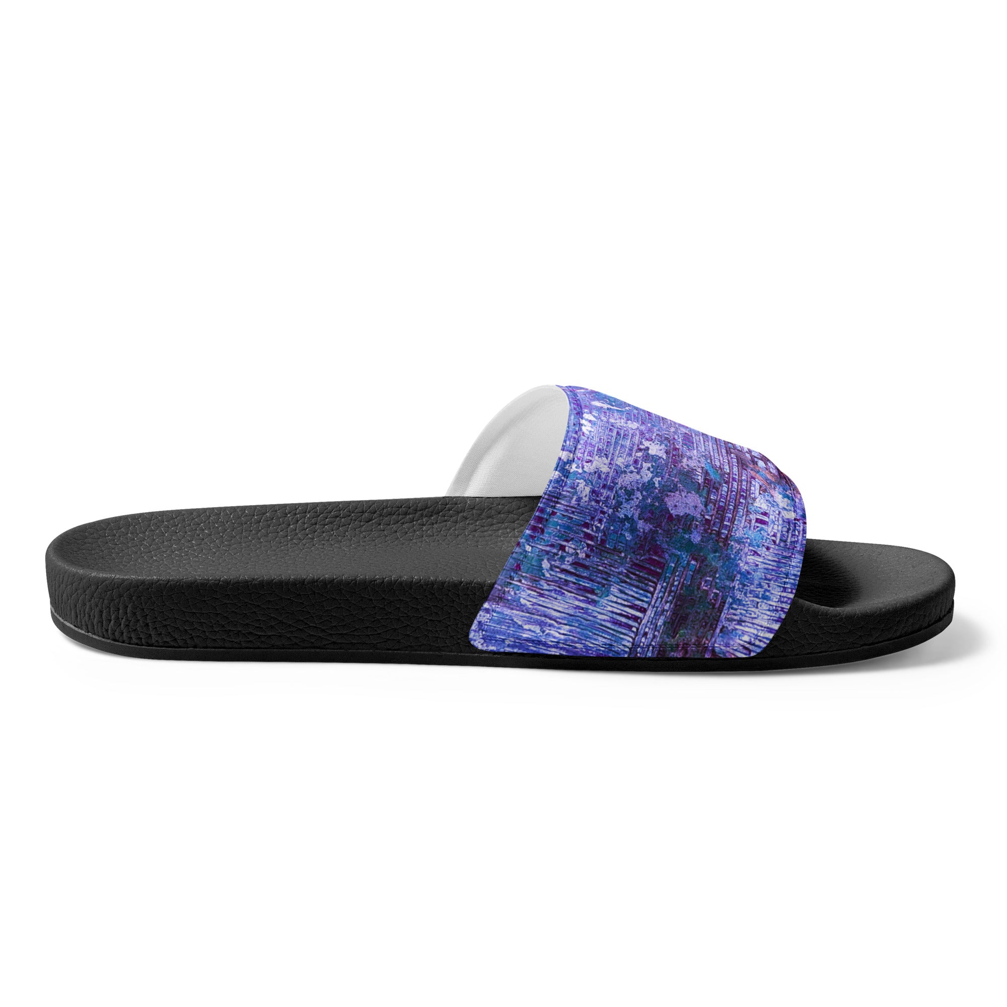 Men's slides- Weave Purple