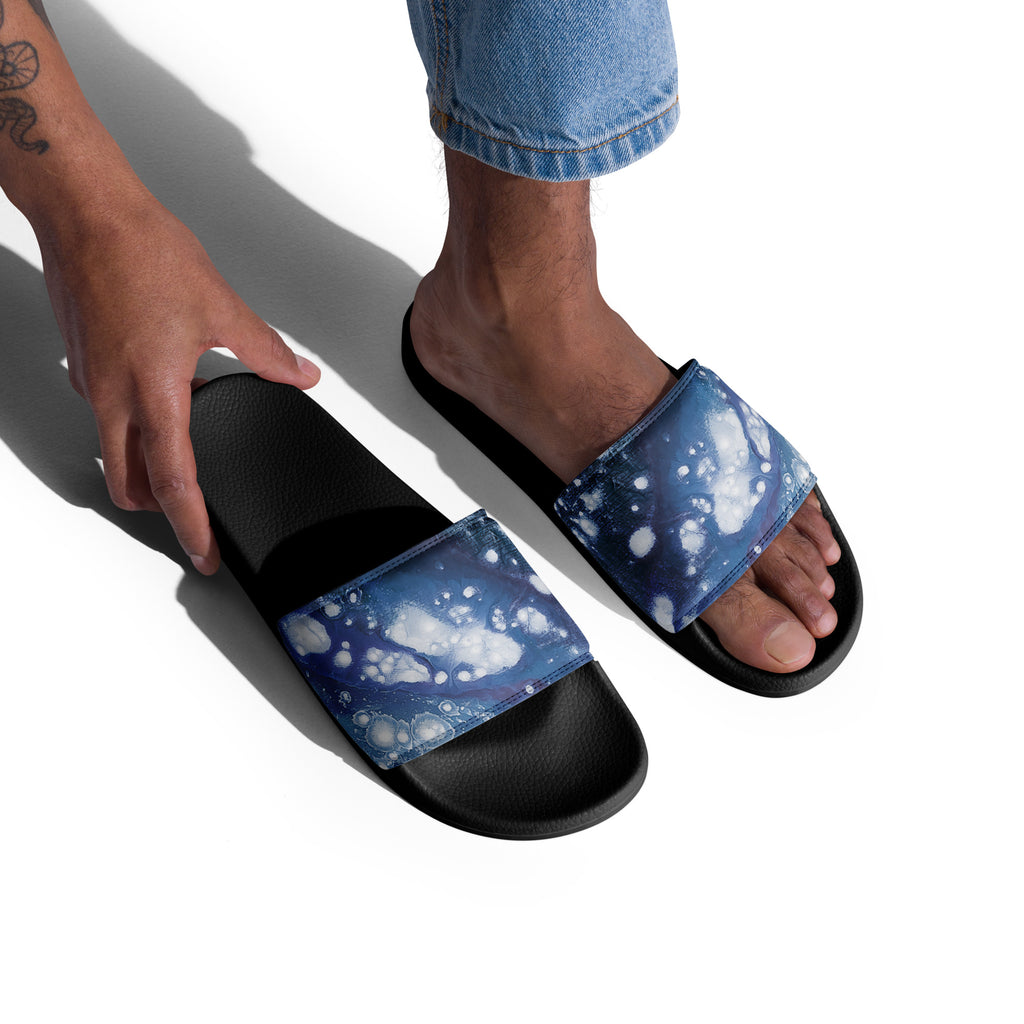 Men's Slides- Galaxy Blue
