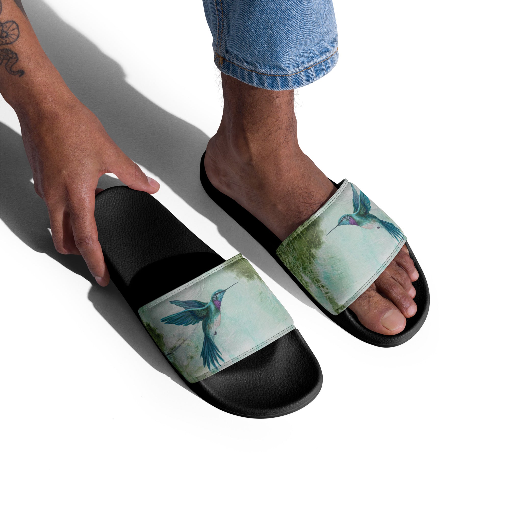 Men's Slides- Hummingbird