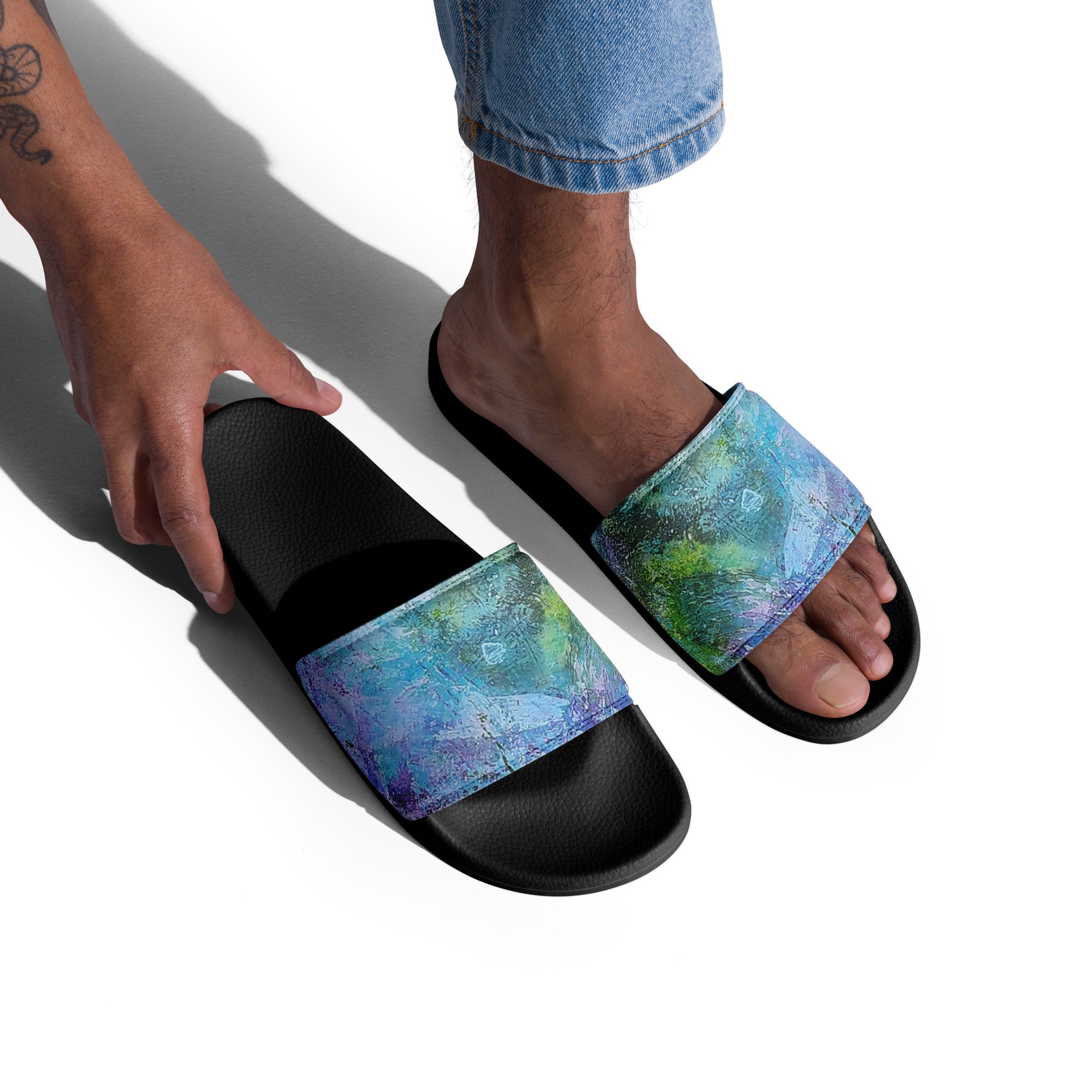 Men's Slides- Lagoon