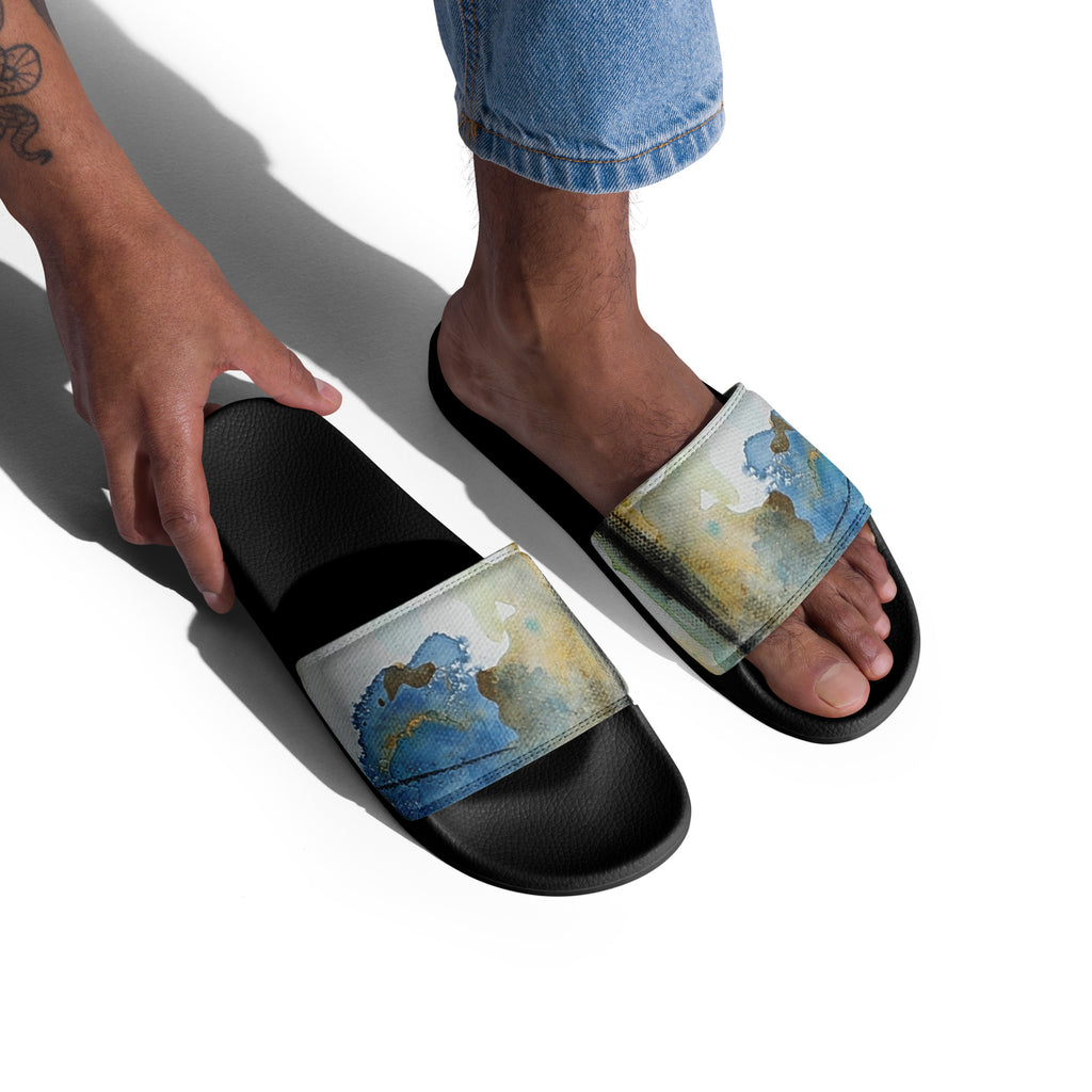 Men's slides- With Caramel