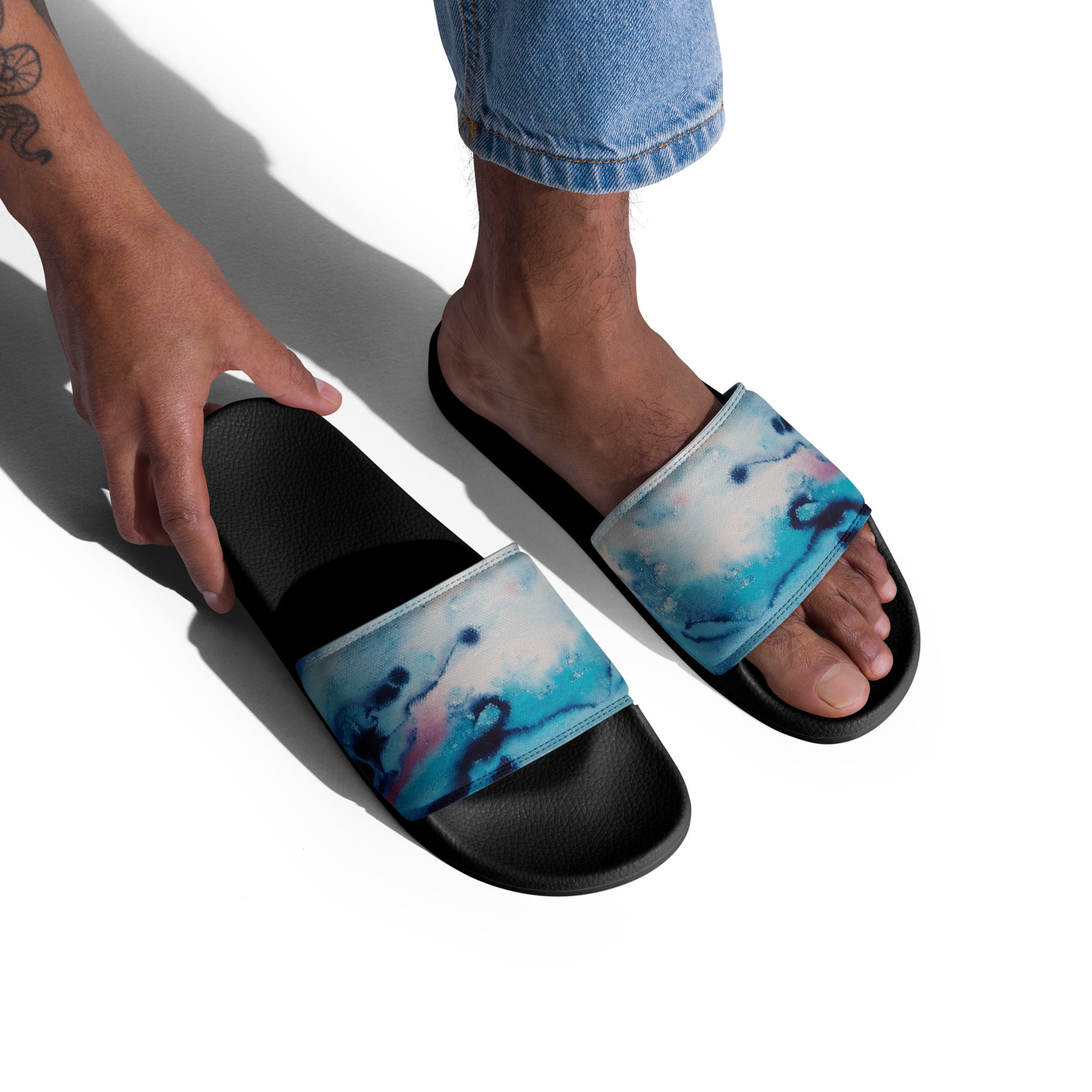 Men's slides- Ink Wind