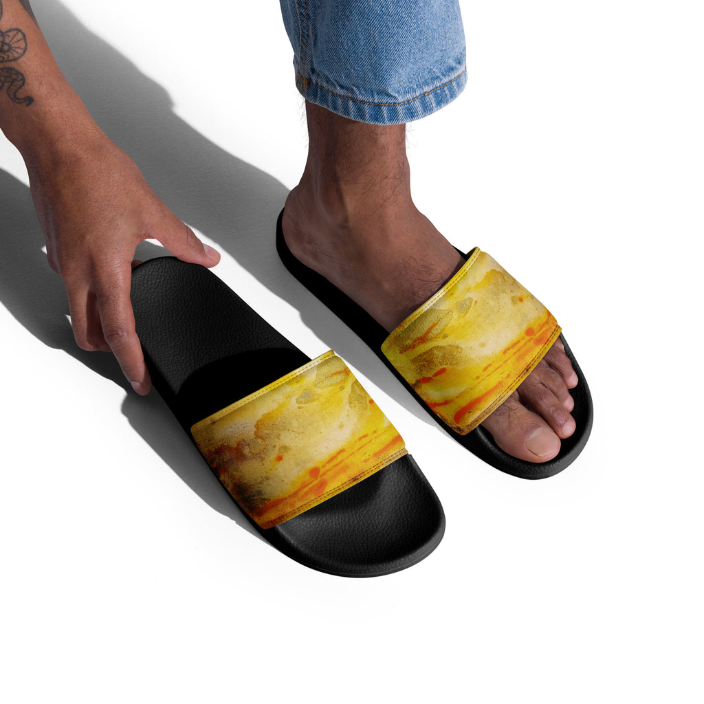 Men's slides- Ink Fire