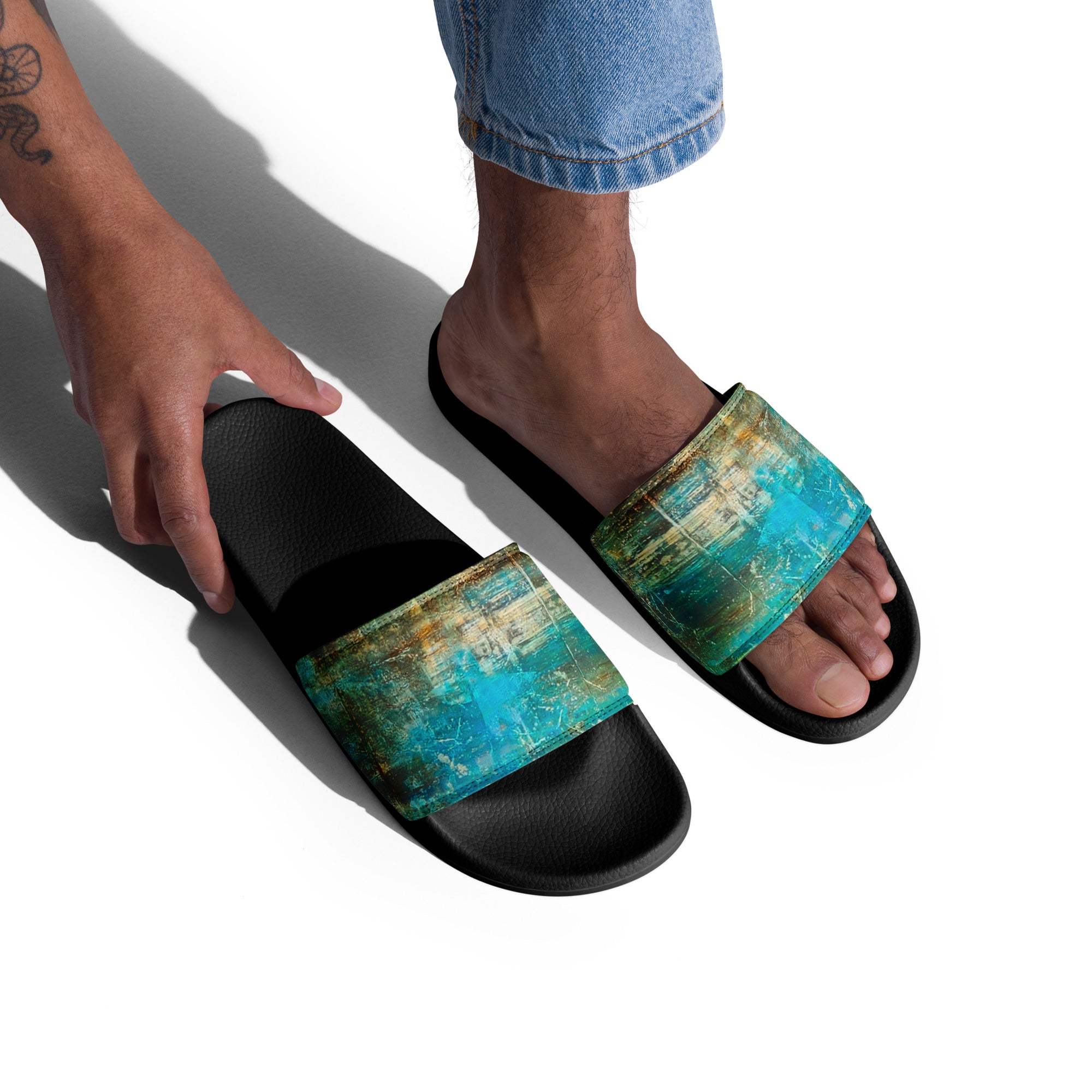 Men's slides- Bright Earth