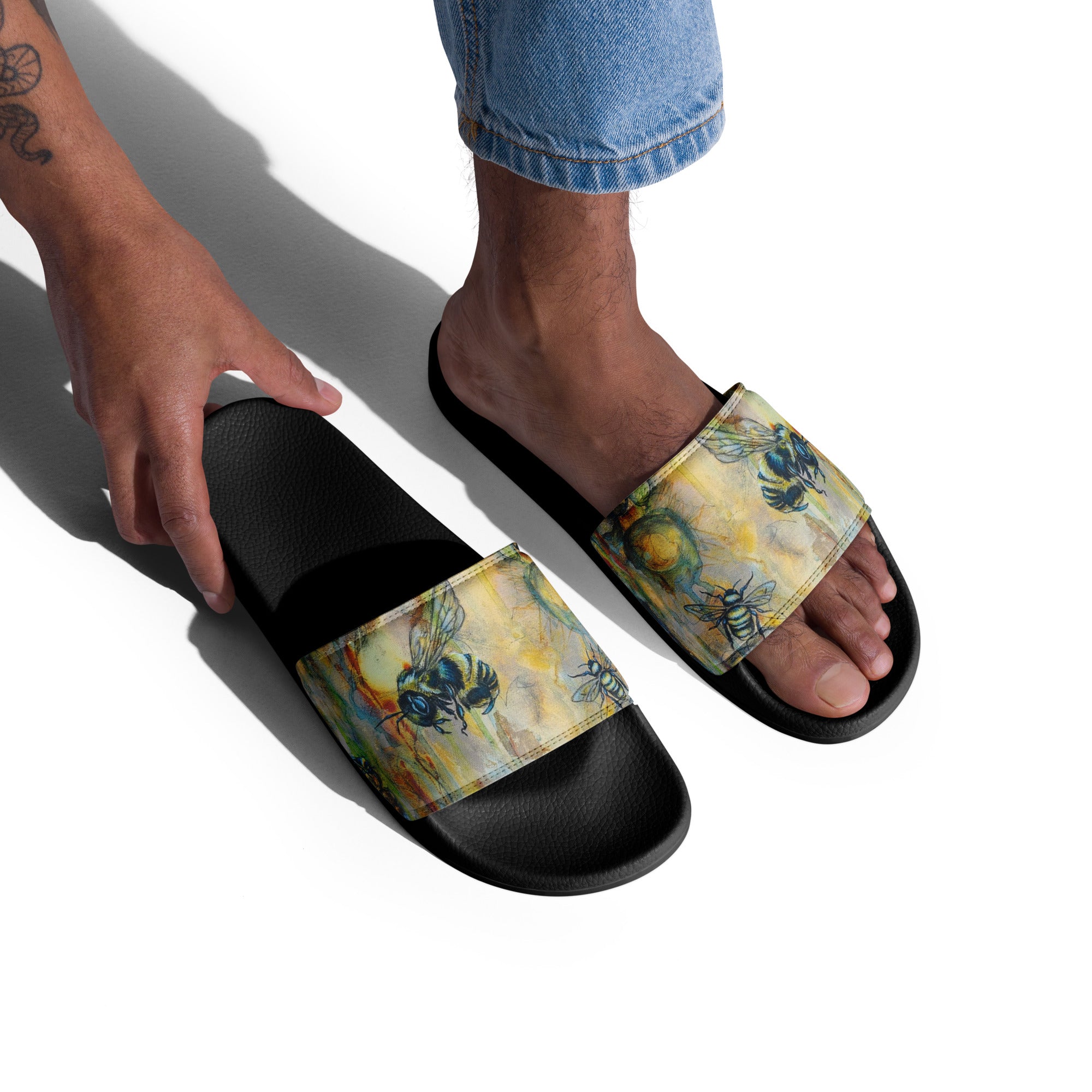 Men's Slides- Camp Bee