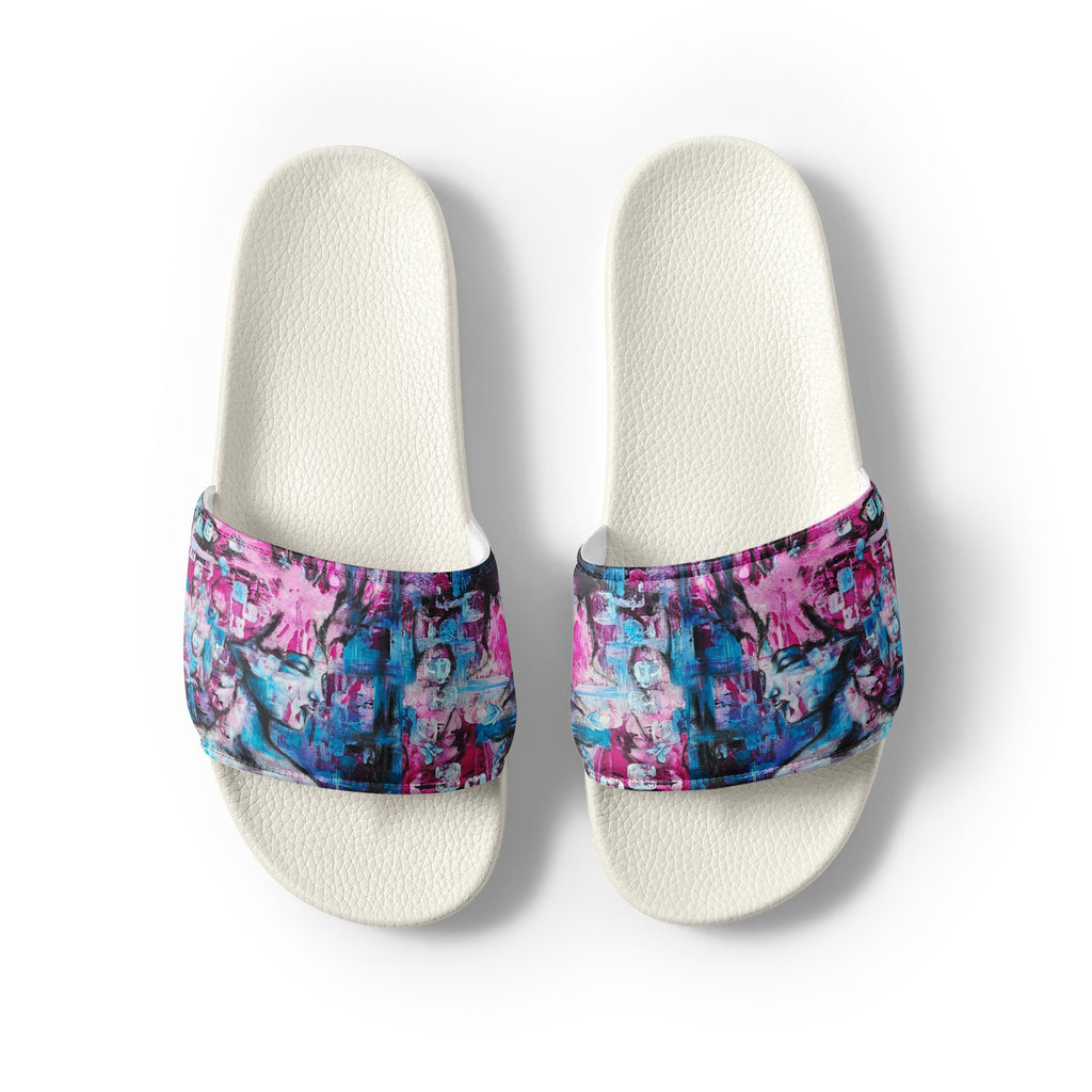 Men's slides- Pink Lady