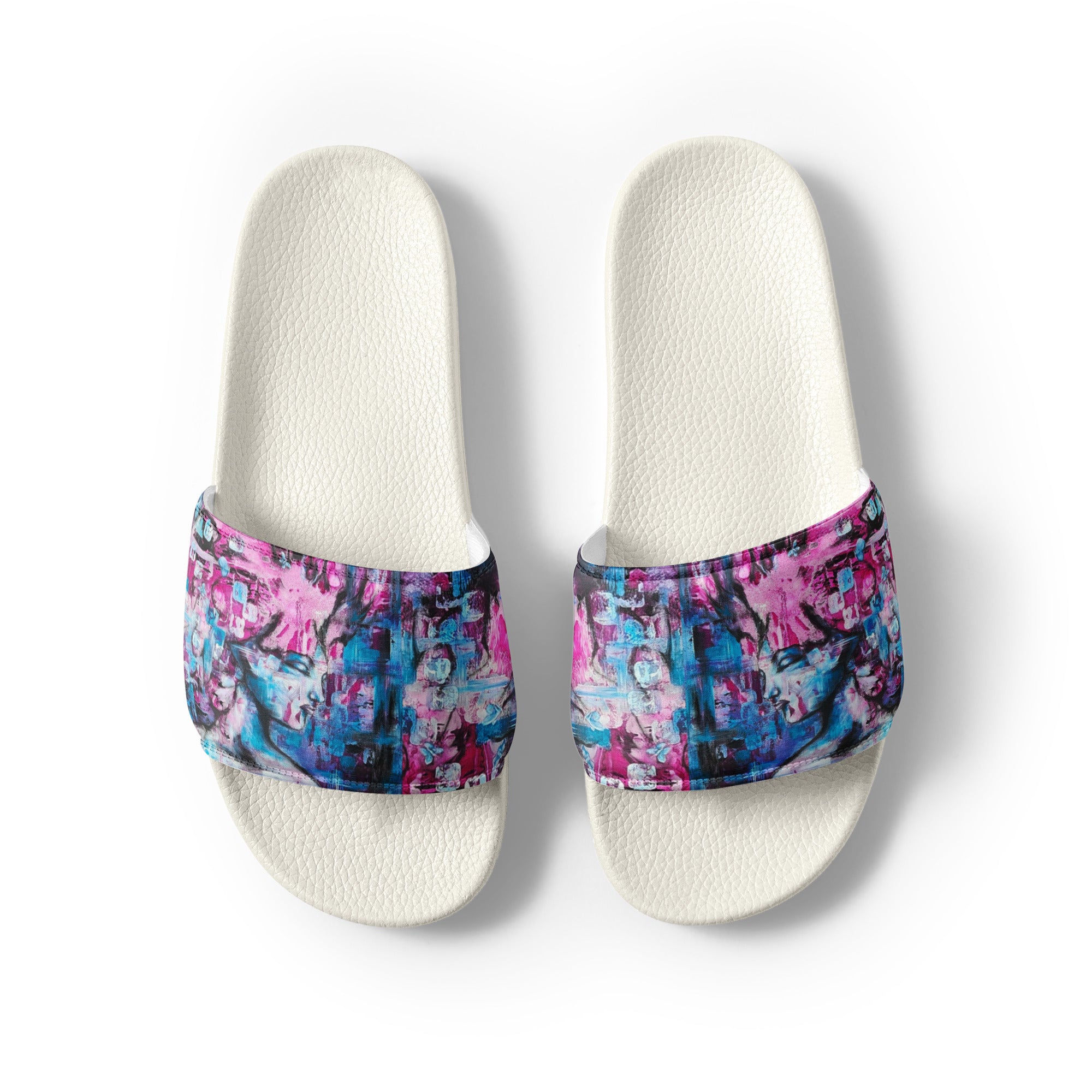 Men's slides- Pink Lady